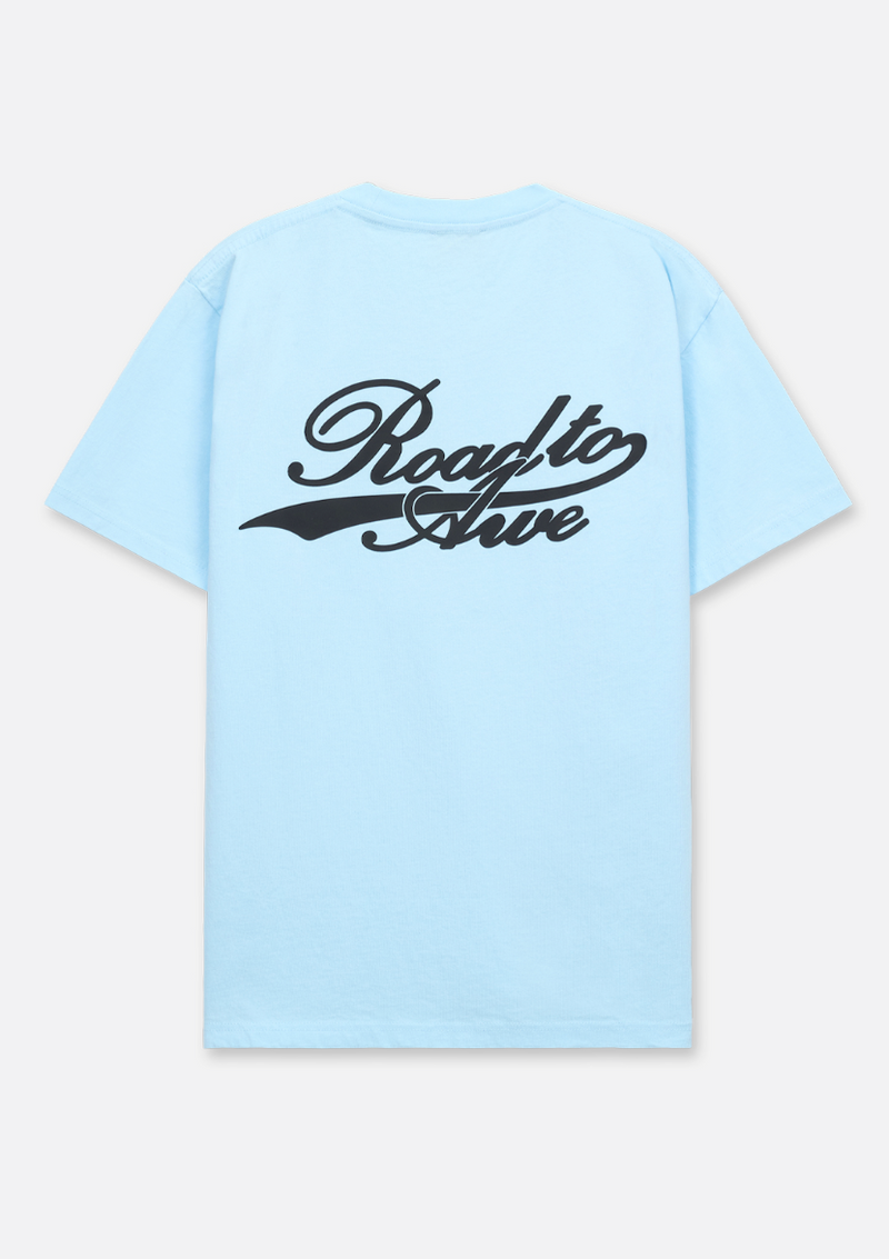 Liam Collegiate Tee - Light Blue