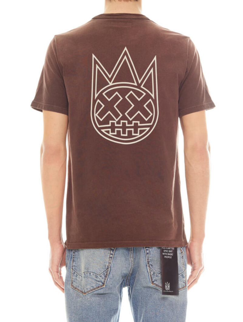 Shimuchan Logo Tee - Vintage Brown