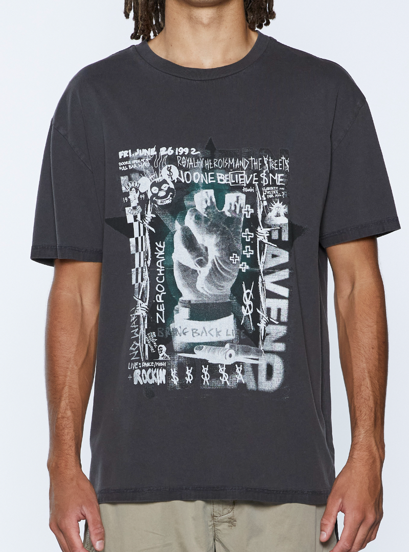 Idols Tee - Faded Black