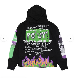 Po Up Hoodie - Black