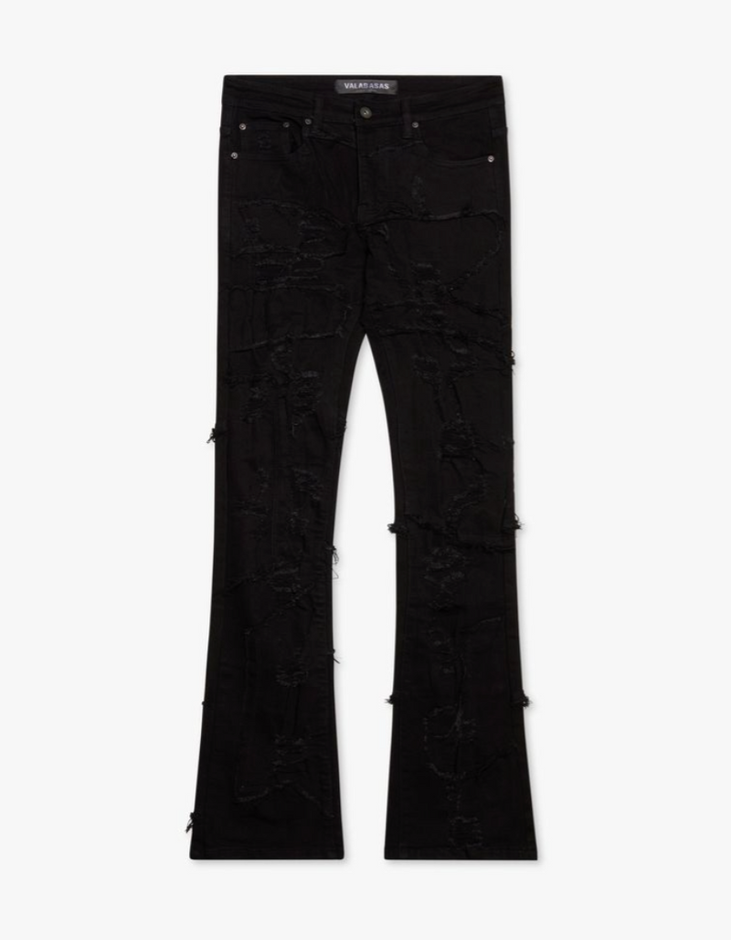 Oblivion Black Stacked Denim