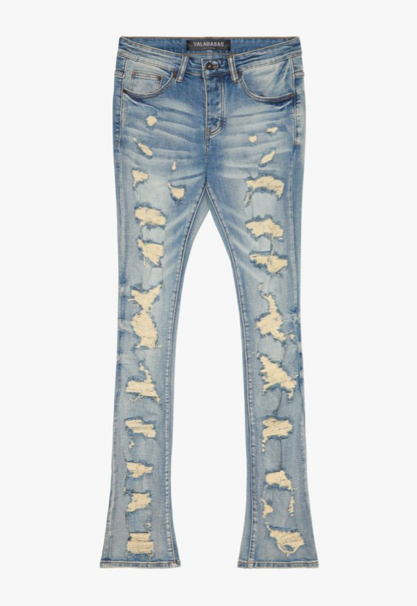 Breach Stacked Jean - Light Blue