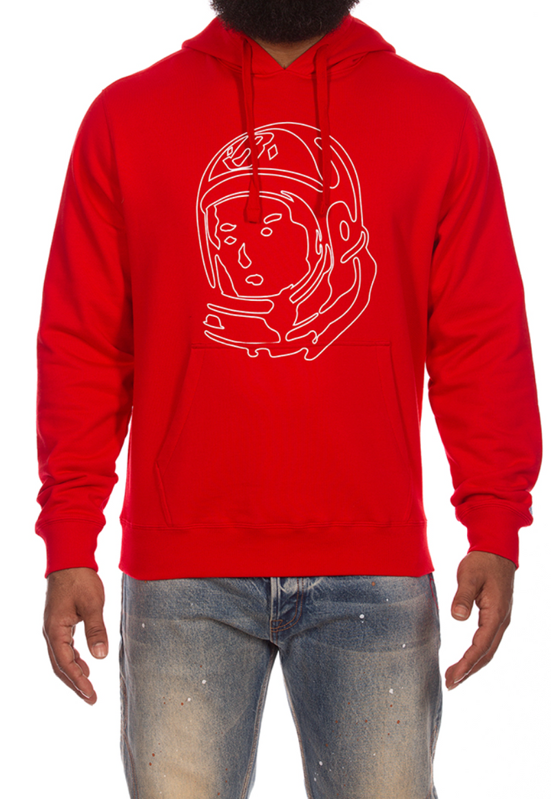 Line Helmet Hoodie - Red