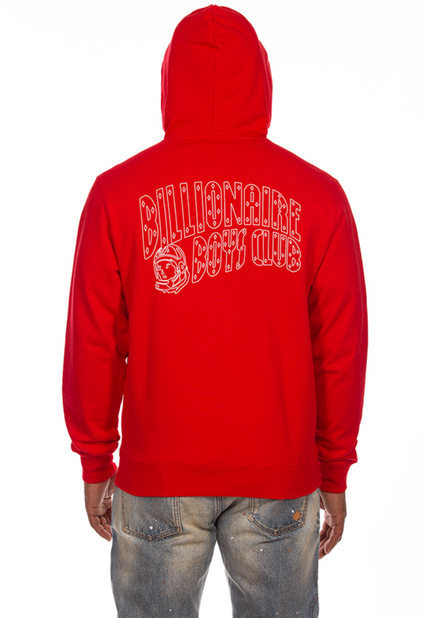 Line Helmet Hoodie - Red