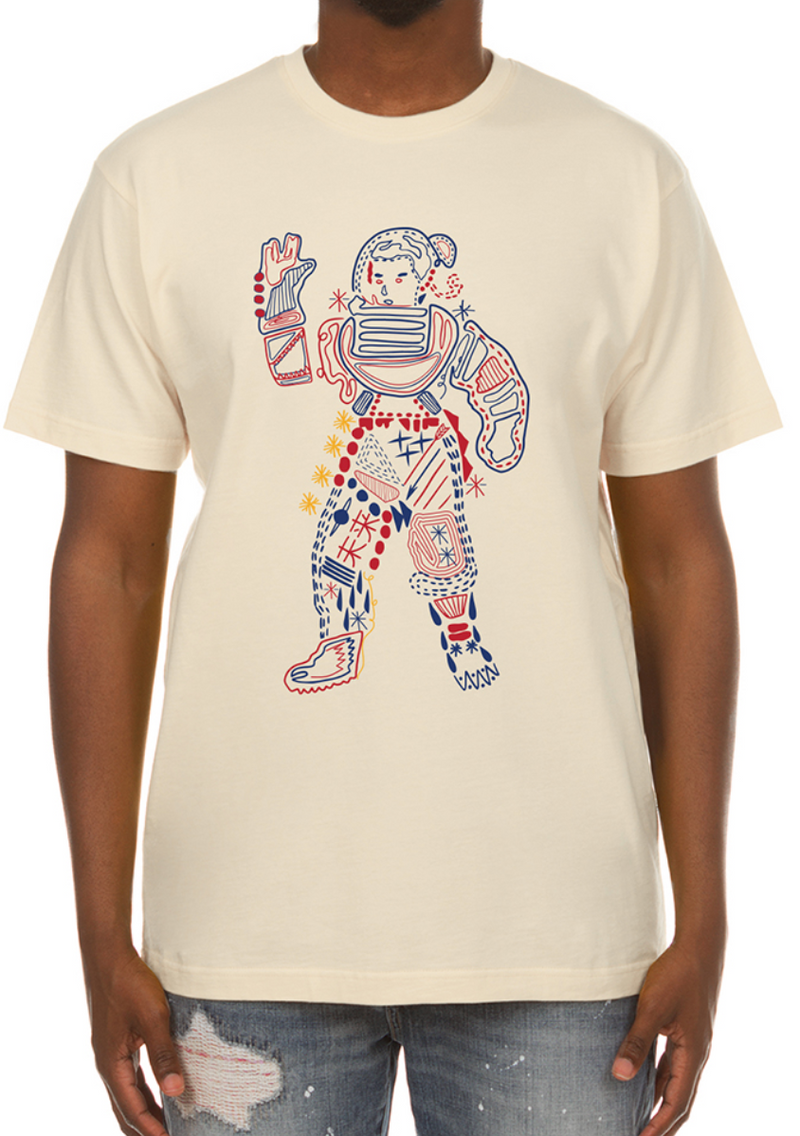 Space And Time Tee - Cream