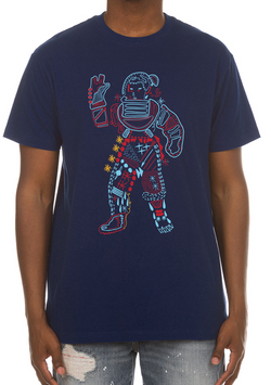 Space and Time Tee - Navy Blue