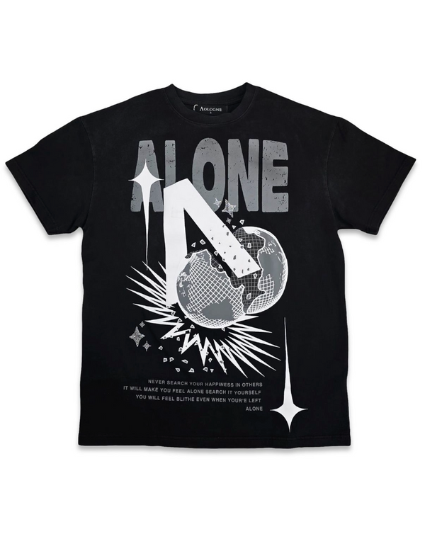 Lonely World Tee - Black