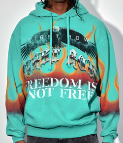 Freedom Is Not Free Hoodie - Mint