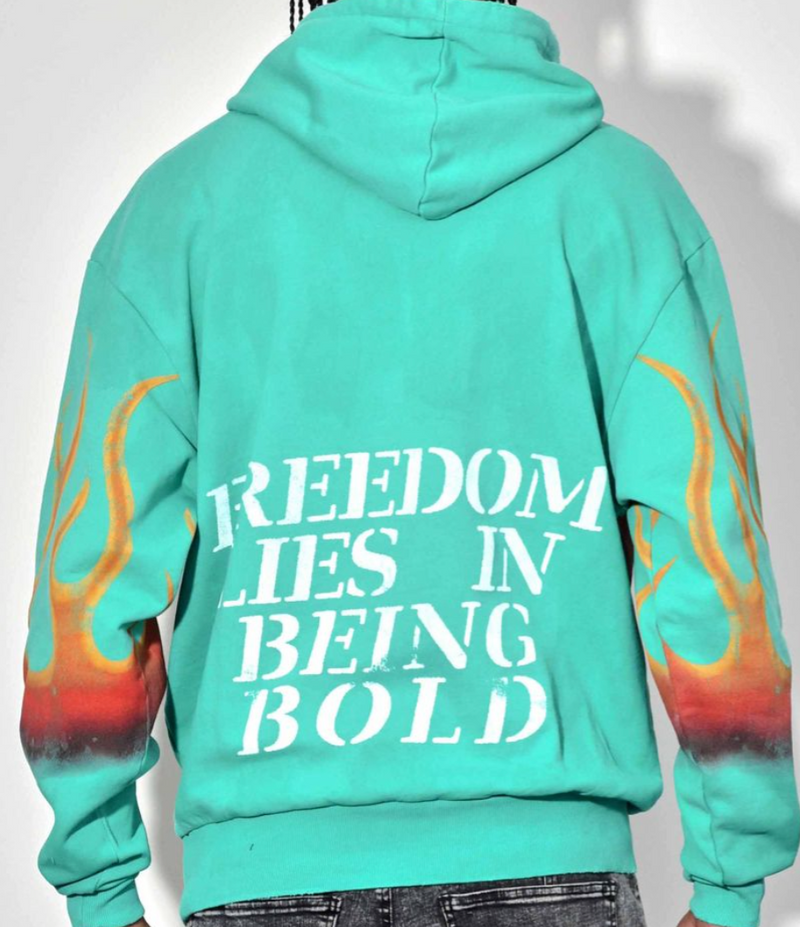 Freedom Is Not Free Hoodie - Mint