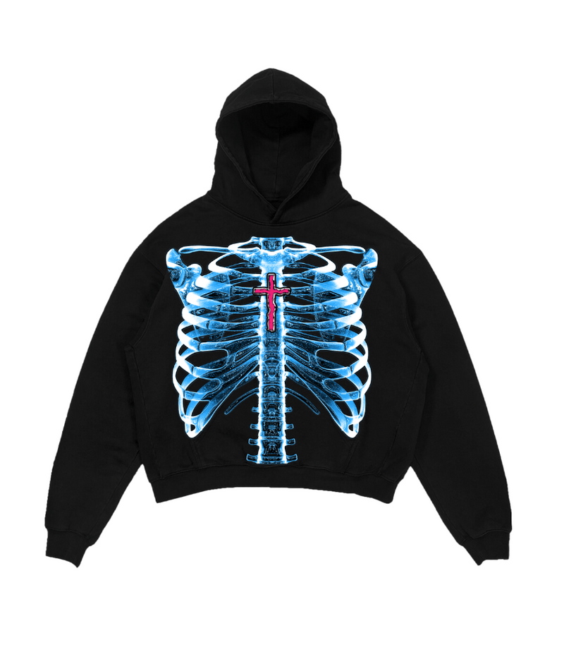 Skeleton Cross Hoodie