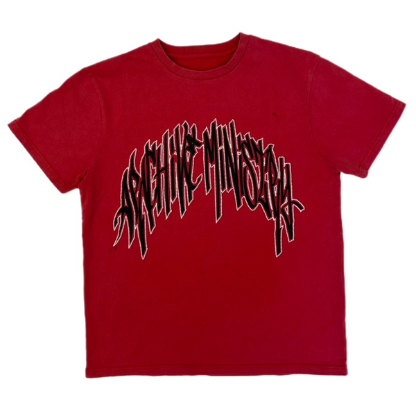 Am Script Tee - Red