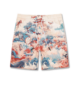 Retro Shorts - Coral