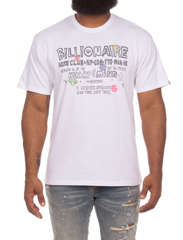 Satellite Knit Tee - White