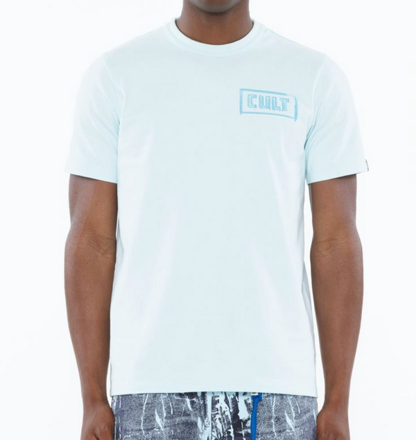 Stroke Tee - Ice Blue