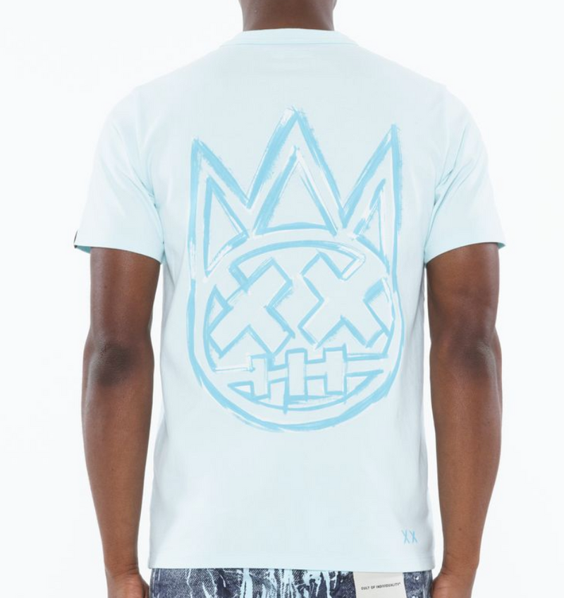 Stroke Tee - Ice Blue