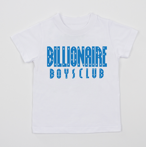 Kids Billionaire Tee - White