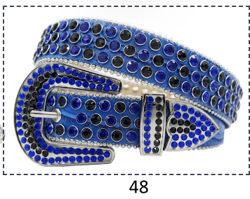 Sample Rhinestone Belts