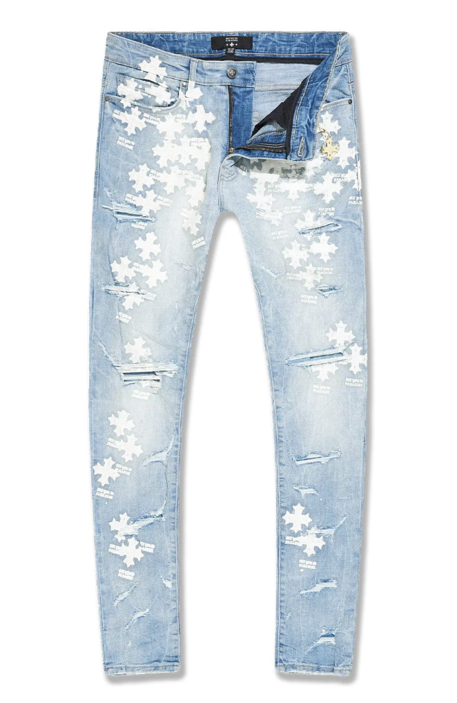 See You In Paradise Denim - Lt Blue