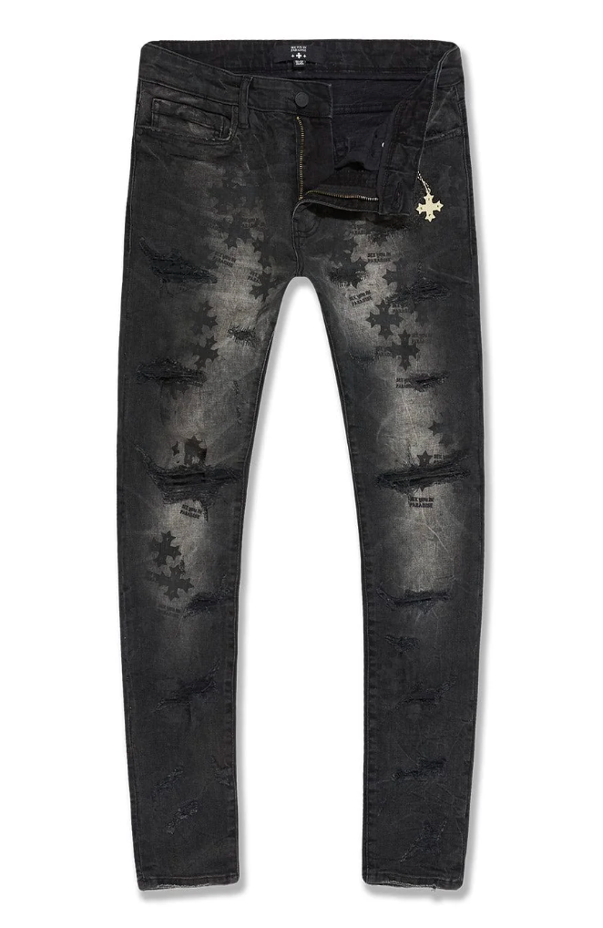 See You In Paradise Denim - Black Shadow