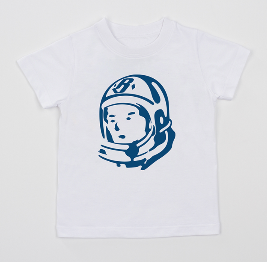 Kids Helmet Tee - White
