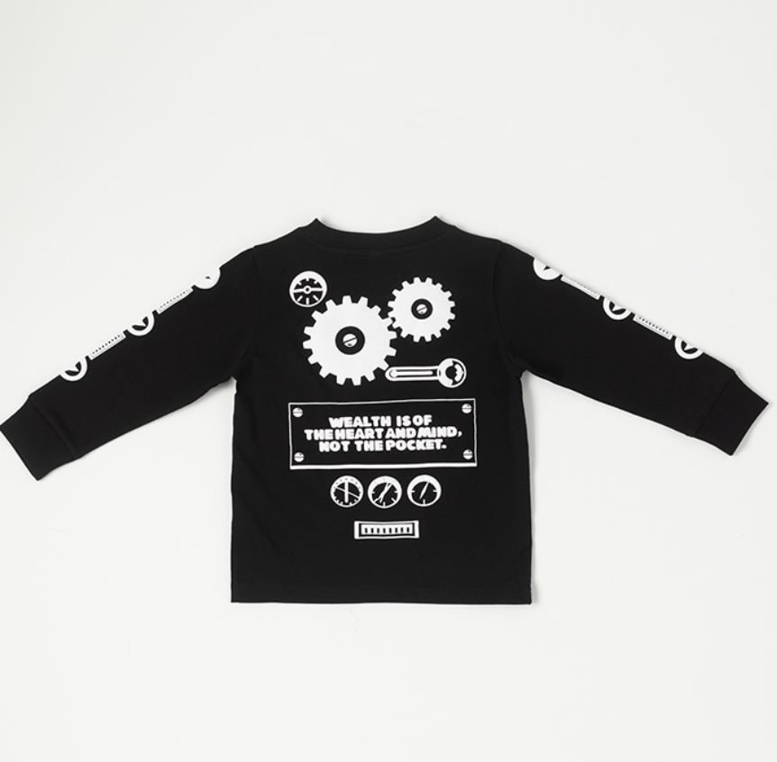 Kids Droid Long Sleeve - Black