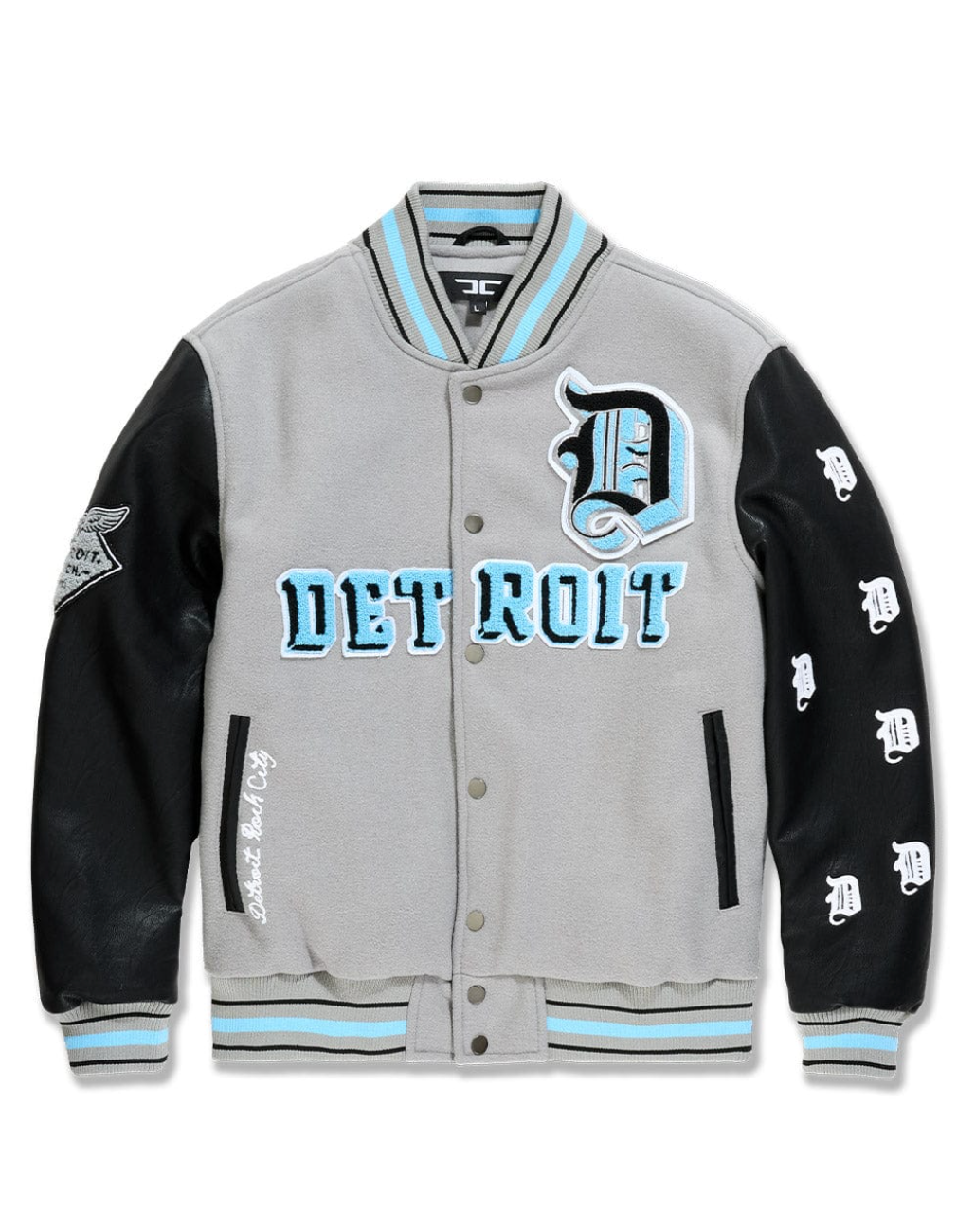 D-Town Varsity Jacket - Lion Grey