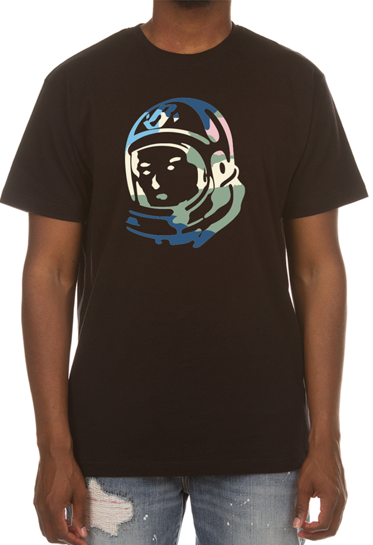 Helmet Split Tee - Black