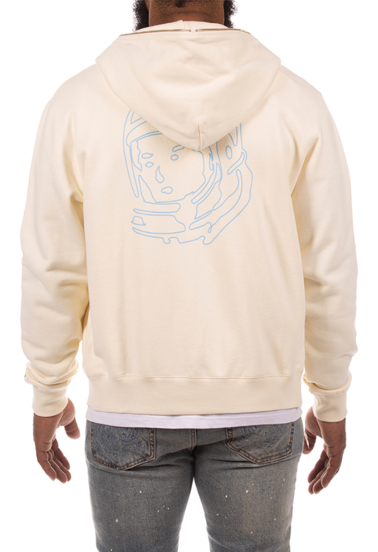 Curve Zip Hoodie - Winter White