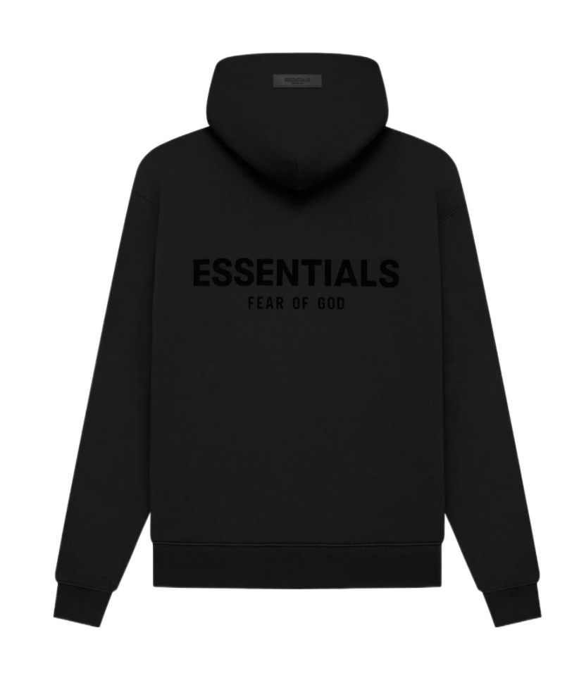 Fear Of God Essentilas Hoodie - Black