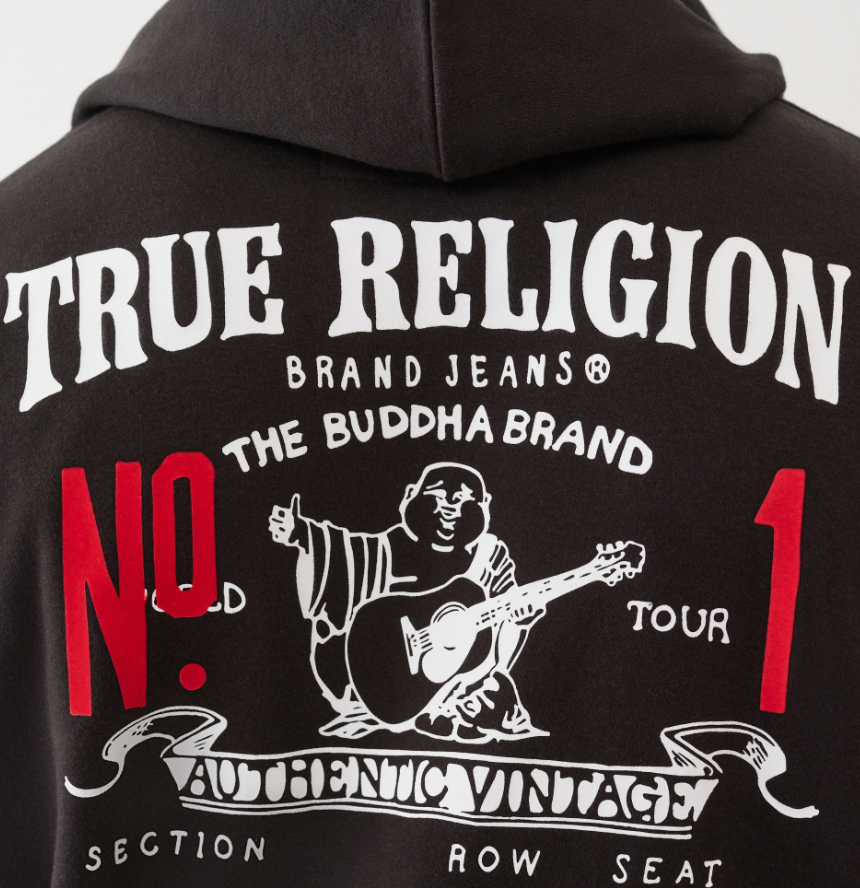 Number 1 Zip Up Hoodie - Black