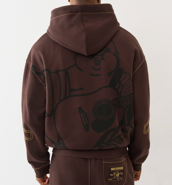 True Religion Zip Up - Brown