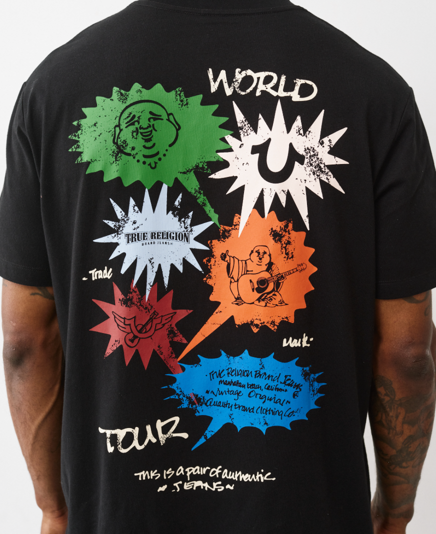 Speech Bubble Tee - Black