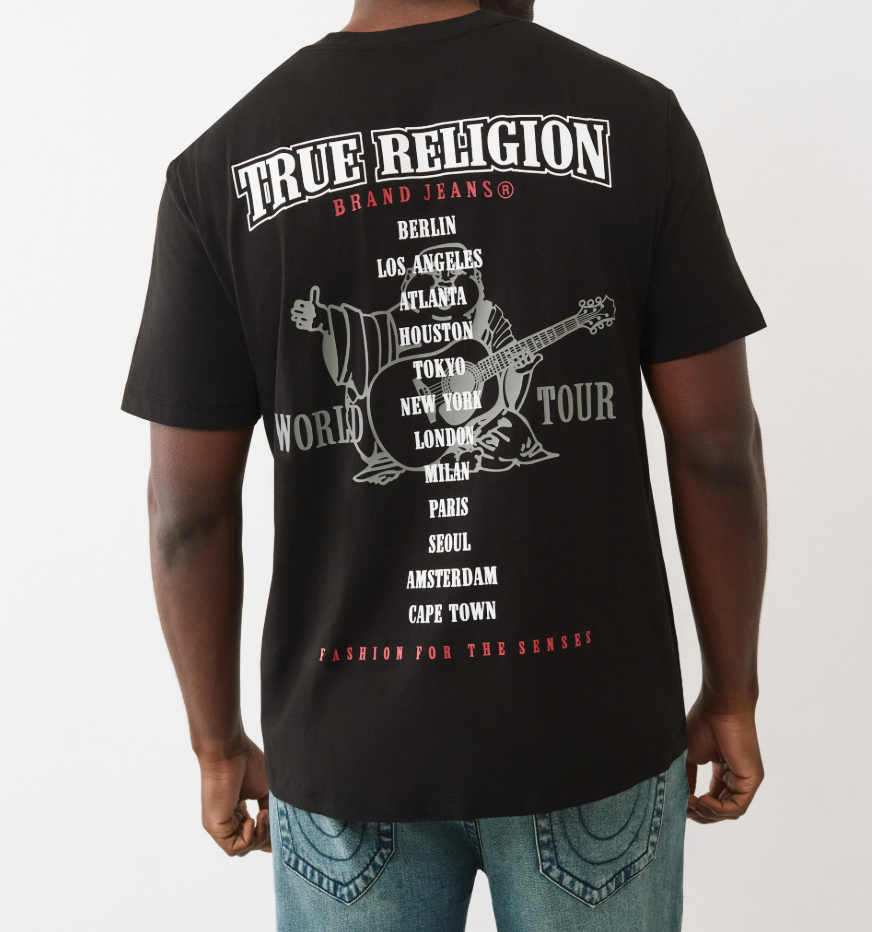 Flock Buddha Tee - Black