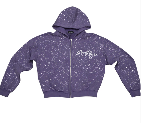 Diamond Hoodie  - Purple