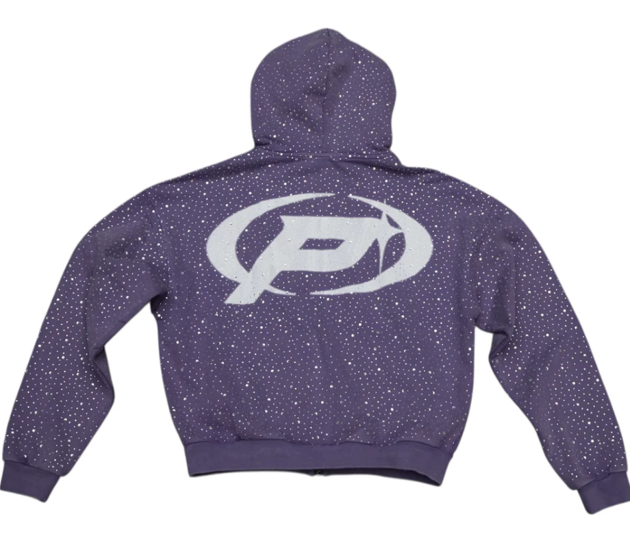 Diamond Hoodie  - Purple