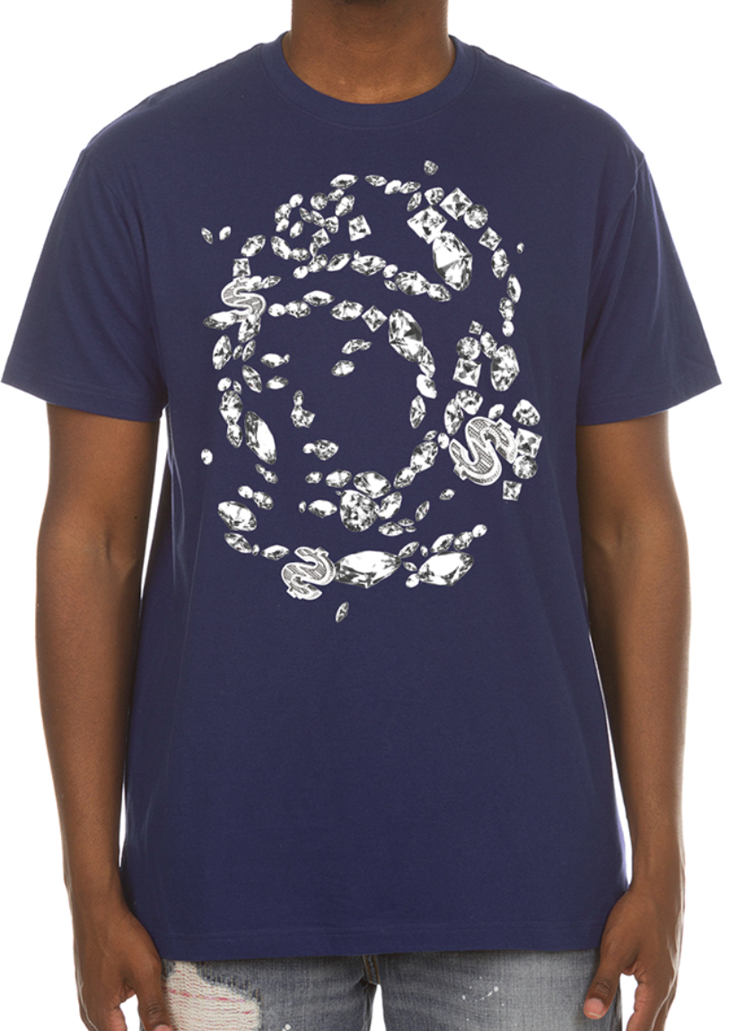 Gems Tee - Navy