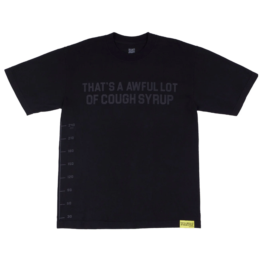 Cough Syrup Classic Tee - Black/Black