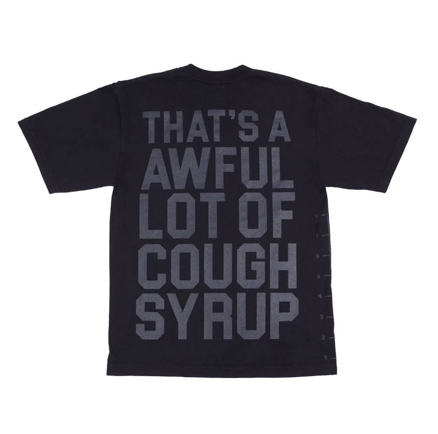 Cough Syrup Classic Tee - Black/Black