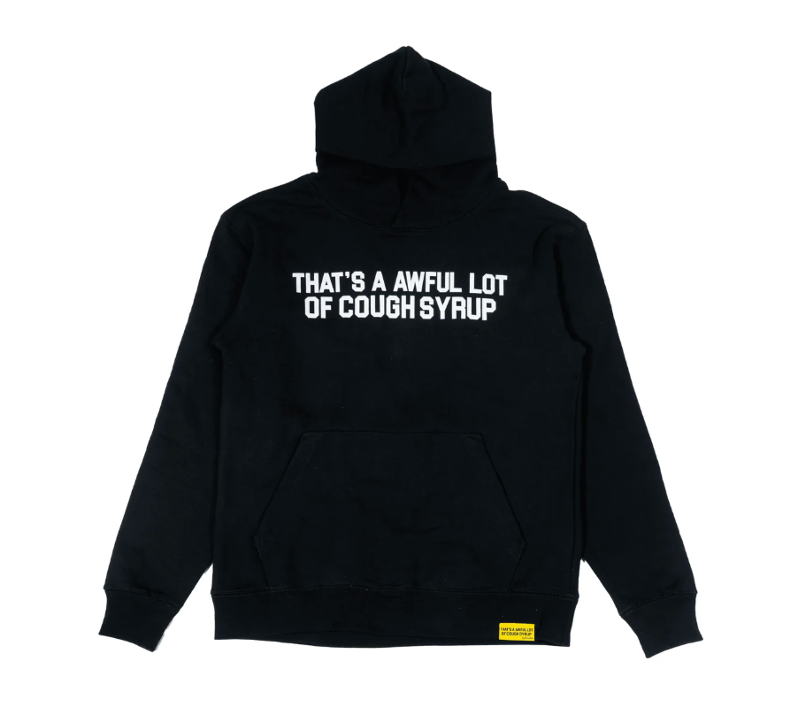 Cough Syrup Hoodie - Black/White