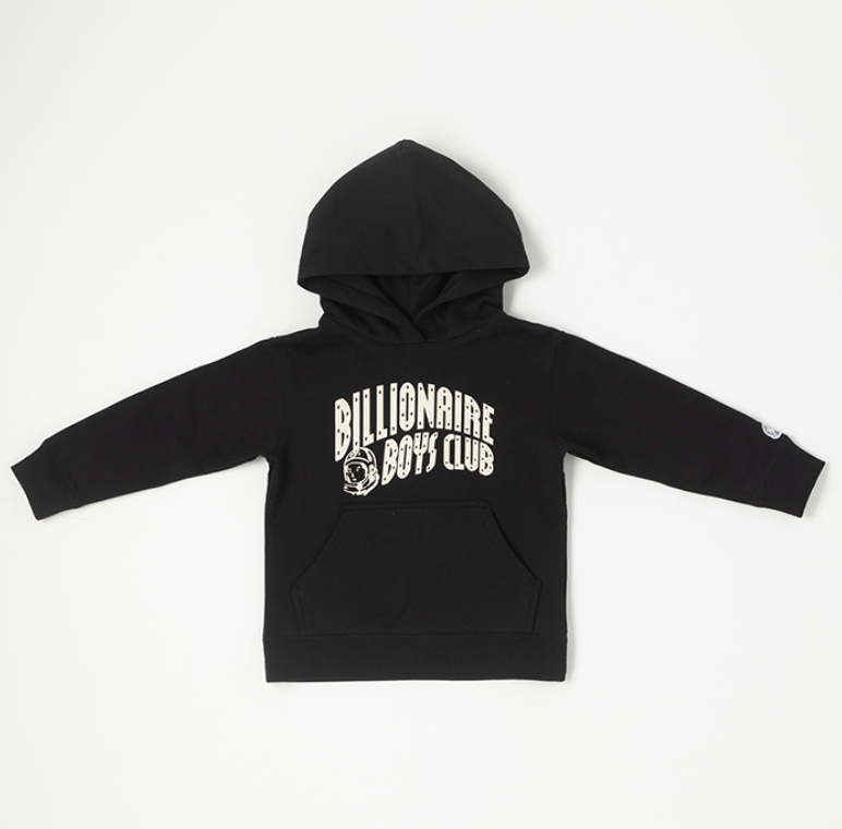 Kids Curve Hoodie - Black