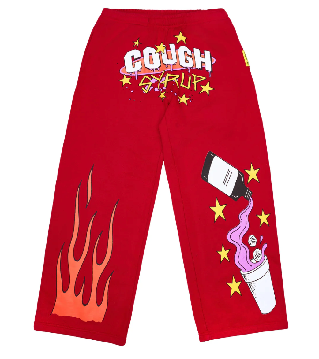 Po Up V2 Sweats - Red