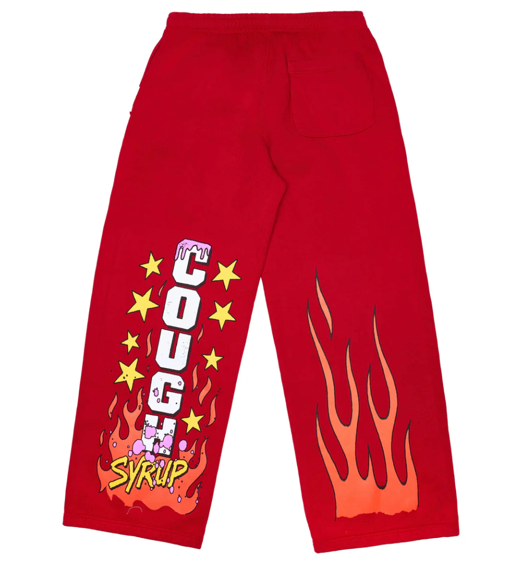 Po Up V2 Sweats - Red