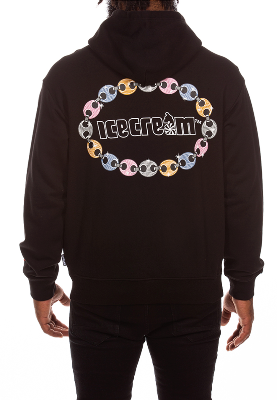 Chain Hoodie - Black