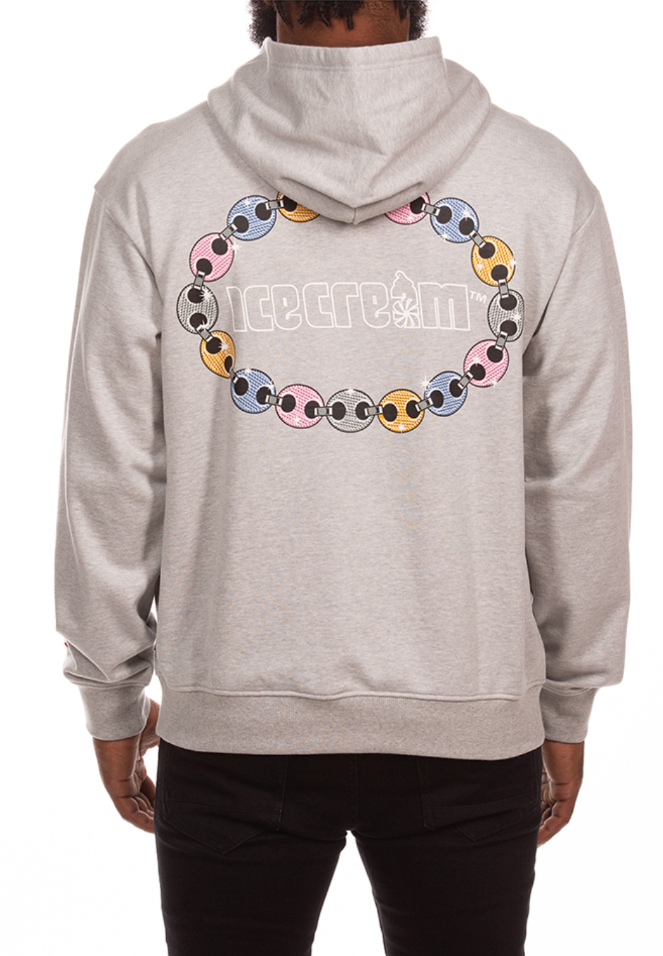 Chain Hoodie - Gray
