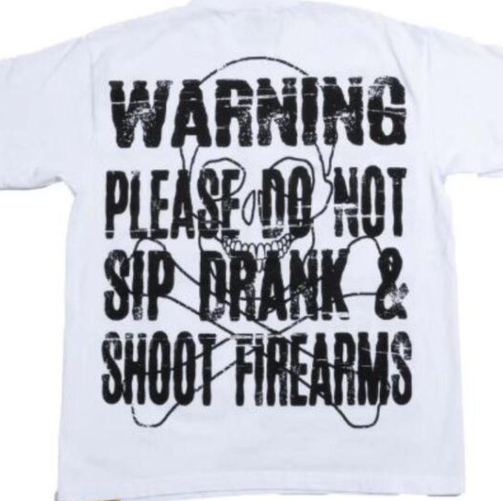 Cough Syrup Tee - White