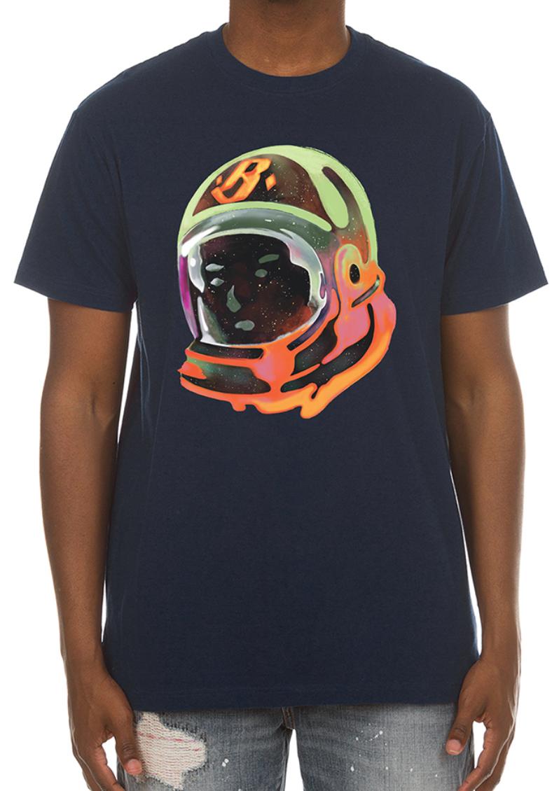 Helmet Tee - Navy
