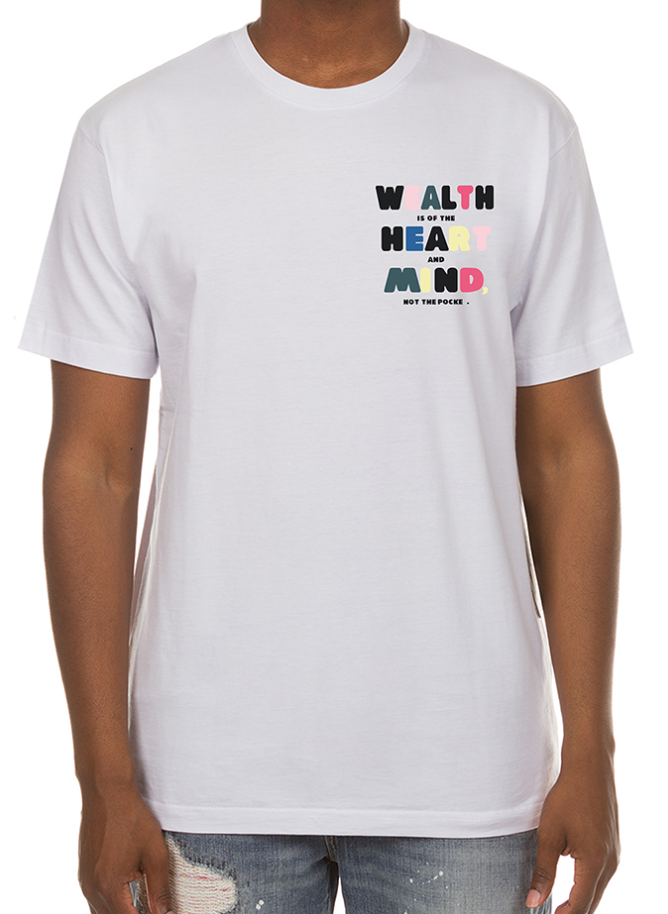 Wealth Curve Tee - White