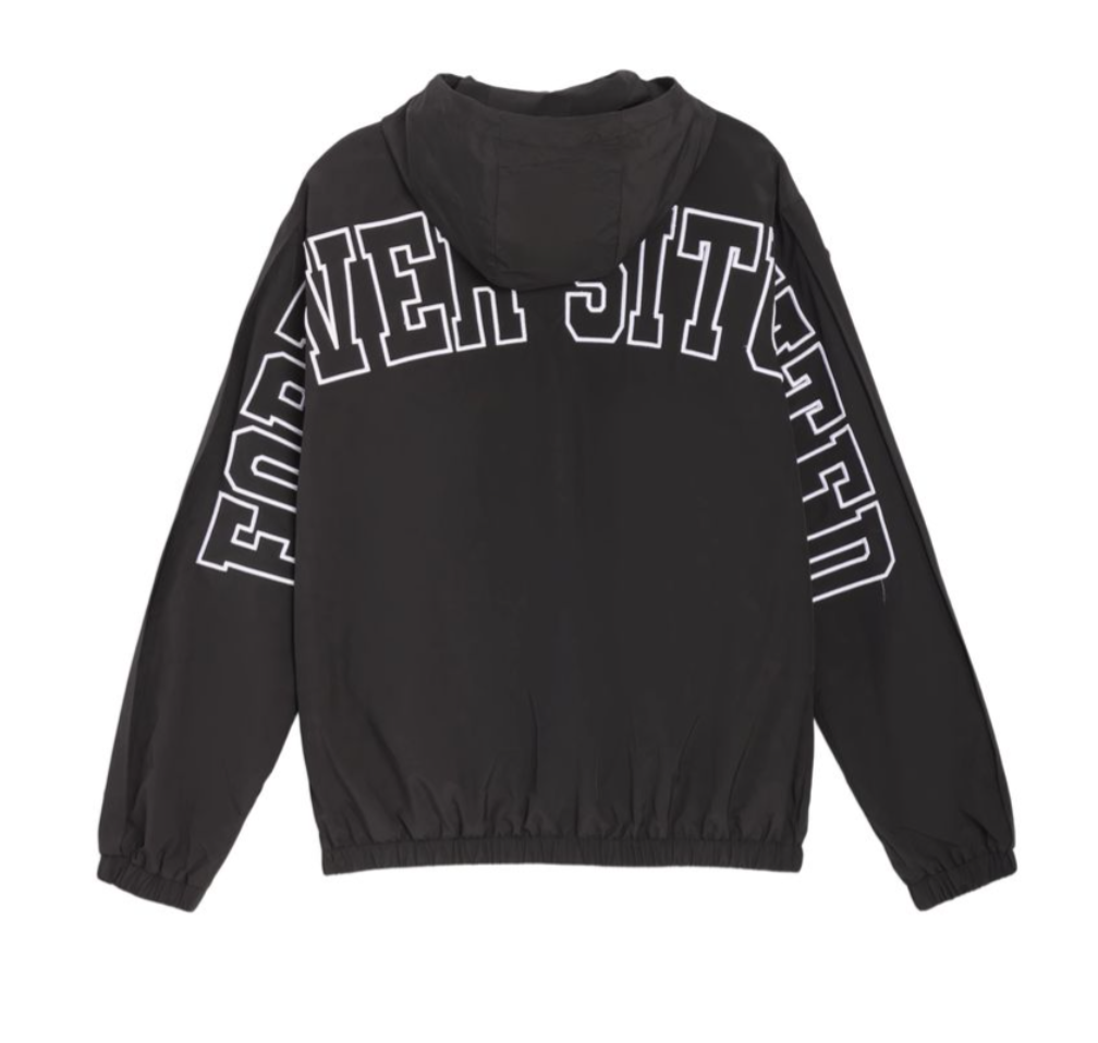 Forever Situated Nylon Jacket - Black