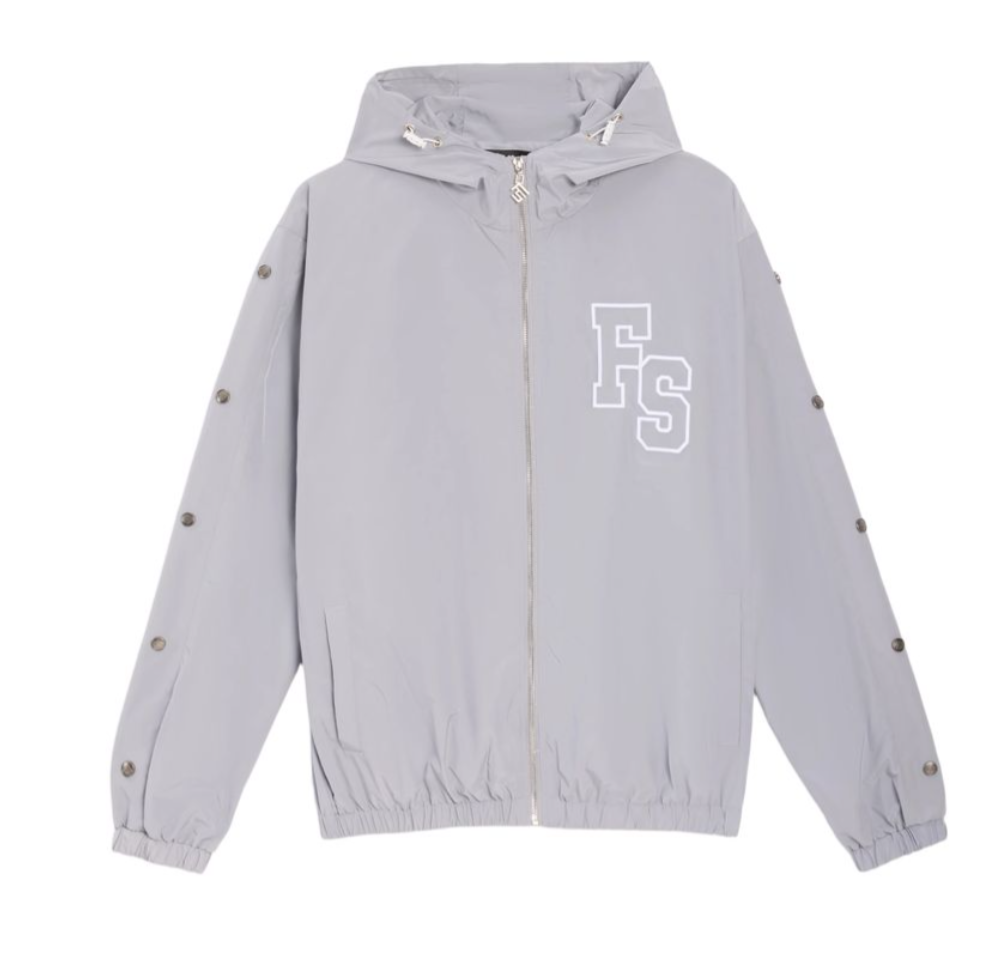 Forever Situated Nylon Jacket - Grey