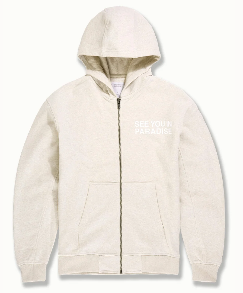Oatmeal Zip Up